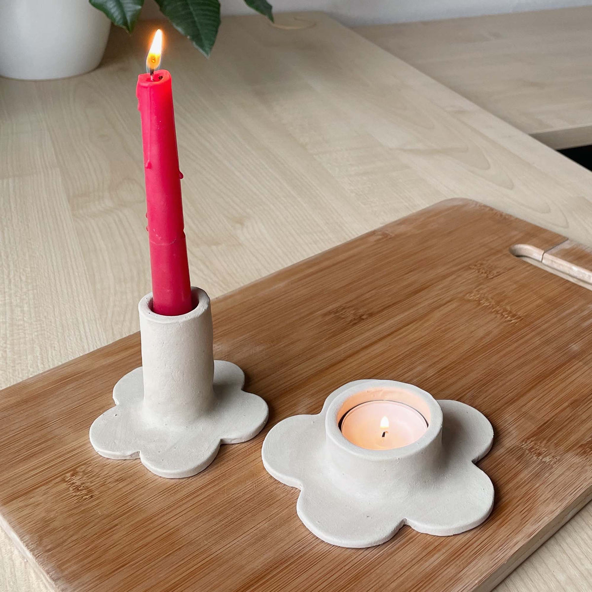 Flower Candle Holders
